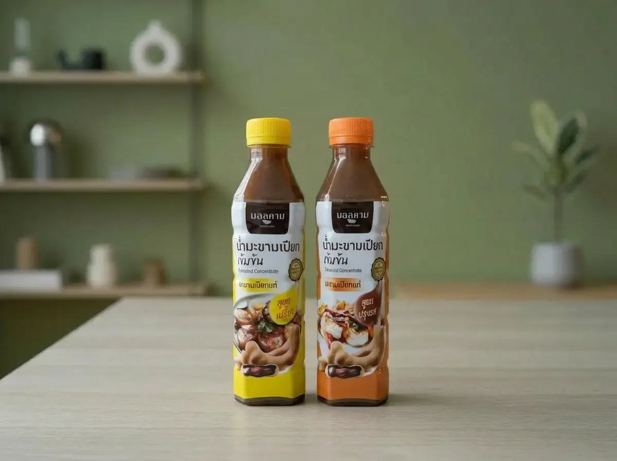 Thai Saucen: Tamarindenkonzentrat in zwei Flaschen für Pad Thai Sauce, Currys und süß-säuerliche Dressings