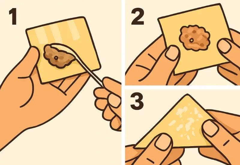 Wan-Tan falten in 3 Schritten